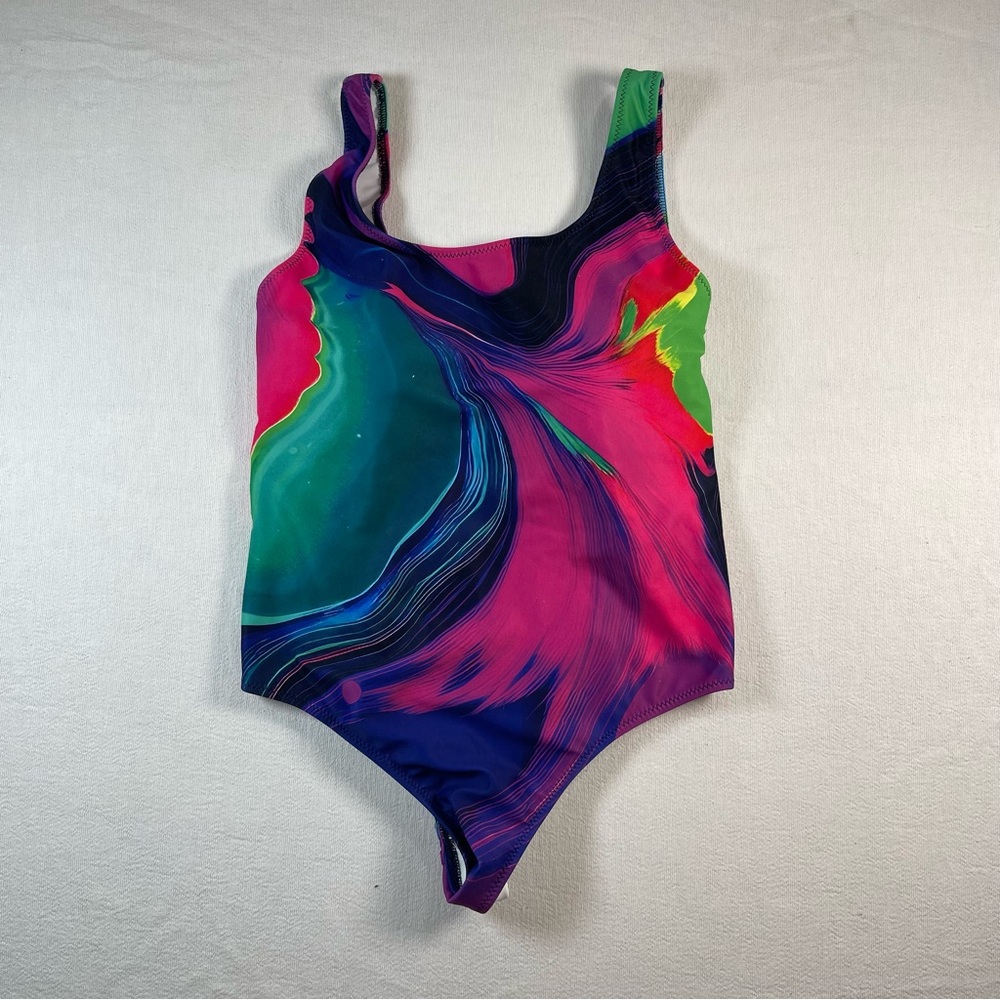 Looney legs London Multicolor Swirl One-Piece Swimsuit